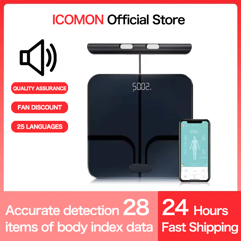 Body Fat Scale Smart - เครื่องชั่งน้ําหนักร่างกายอัจฉริยะ 2024 เครื่องชั่งไขมันในร่างกายใหม่ 8 อิเล็กโทรด เครื่องชั่งความต้านทานชีวภาพ