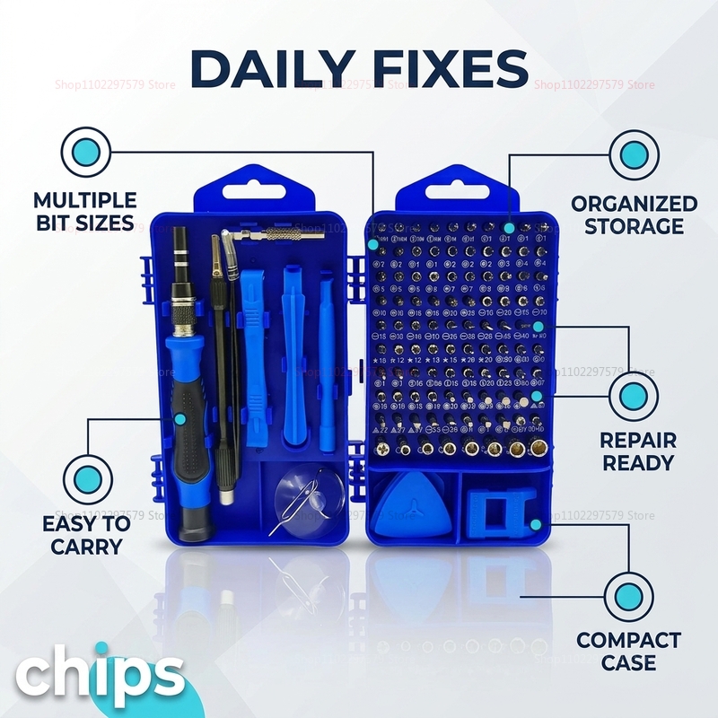 ชุดไขควงอเนกประสงค์ 115 in 1 ส - Electronics Home Gadgets บทวิจารณ์และราคา