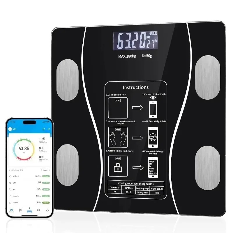 เครื่องชั่งน้ำหนักไขมันในร่างก - Body Fat Scale Smart บทวิจารณ์และราคา