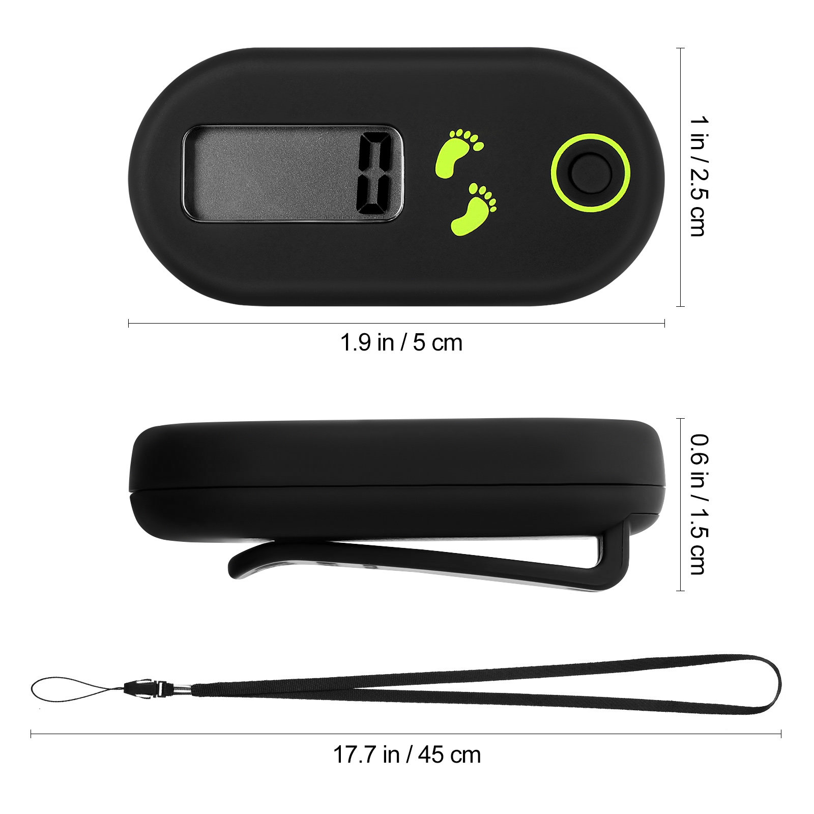 เครื่องนับก้าวแบบอิเล็กทรอนิกส - Electronics Home Gadgets บทวิจารณ์และราคา