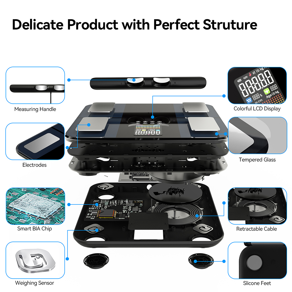 เครื่องชั่งน้ำหนักดิจิตอลอัจฉร - Body Fat Scale Smart บทวิจารณ์และราคา