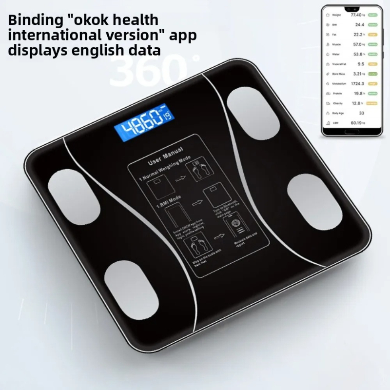 เครื่องชั่งน้ำหนักอัจฉริยะแบบช - Body Fat Scale Smart บทวิจารณ์และราคา