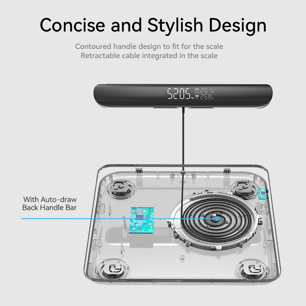 เครื่องชั่งน้ำหนักอัจฉริยะสำหร - Body Fat Scale Smart บทวิจารณ์และราคา