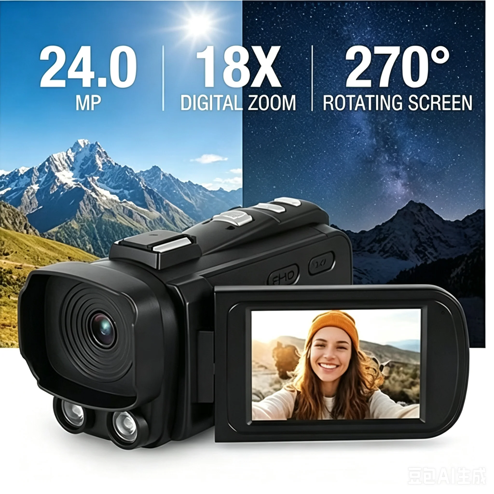 กล้องวิดีโอ 1080P Full HD ดิจิ - Electronics Home Gadgets บทวิจารณ์และราคา