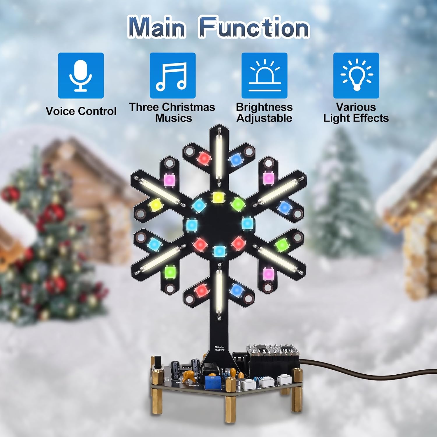 ชุดฝึกบัดกรีไฟ LED ควบคุมด้วยเ - Electronics Home Gadgets บทวิจารณ์และราคา