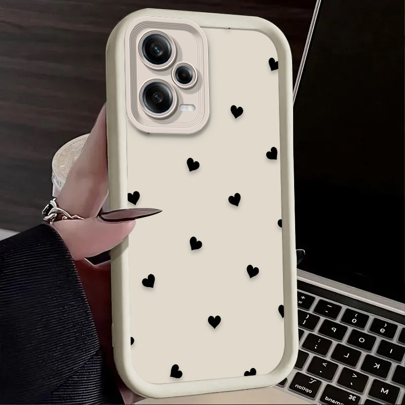เคสโทรศัพท์ลายโบว์รูปหัวใจสีดำ - Xiaomi Redmi Note 14 บทวิจารณ์และราคา