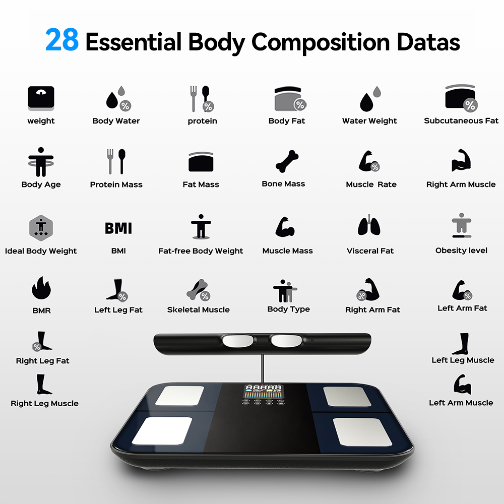 เครื่องชั่งน้ำหนักดิจิตอลอัจฉร - Body Fat Scale Smart บทวิจารณ์และราคา